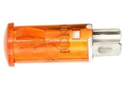 223098 kontrolka 230v s doutnavkou oranzova mdx 11a prumer 10mm