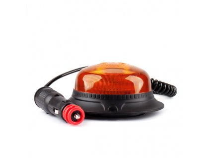 maják LED magnetický 12V-24V oranžový 18LED
