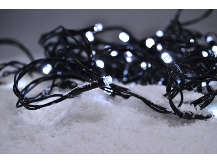 225774 solight led venkovni vanocni retez 100led 10m 3m privod 8 funkci ip44 3x aa studena