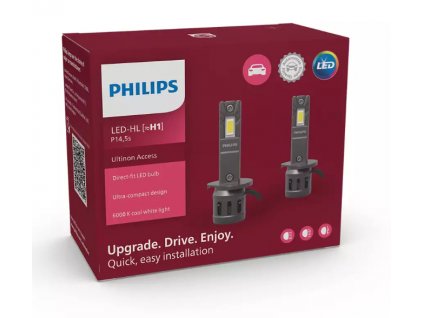 LED H1 12V 13W P14,5s PHILIPS Ultinon Access 2500 2ks