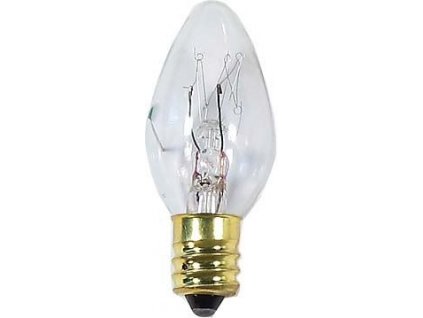 1565 zarovka e12 svickova 230v 7w