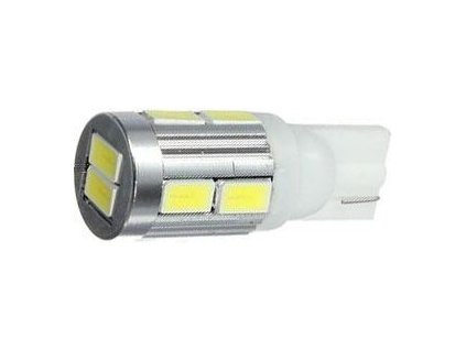 Žárovka LED T10 12V/2,5W bílá 10xSMD5630