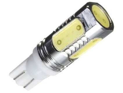 Žárovka LED T10 12-24V/7,5W bílá, 5x LED COB