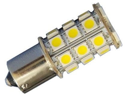 Žárovka LED Ba15S 12V/3,5W bílá, 27xSMD5050