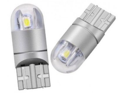 Žárovka LED T10 12V/1,5W bílá, 2xSMD3030