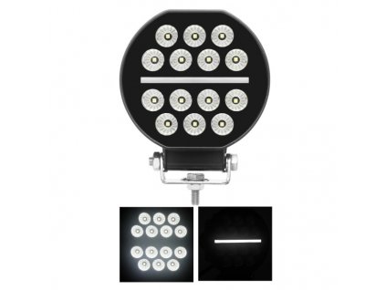 228599 svetlomet led pracovni kulaty 12 24v 14x led
