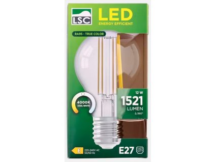 LED žárovka E27 RETRO filament 4000K 1521lm stmívatelná CRI95