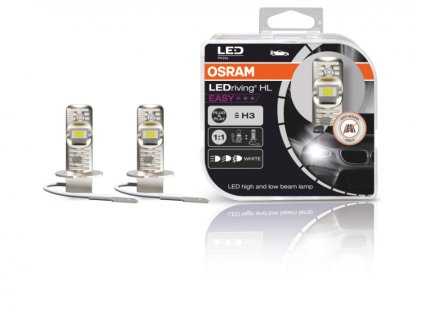 229291 led h3 12v hl easy set 2ks led osram