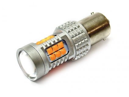 229379 zarovka led 12v 24v 21w ba15s cervena