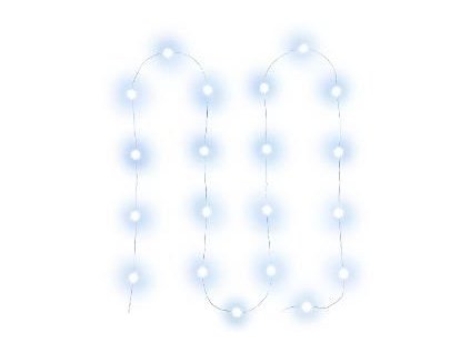 Vánoční řetěz nano s vločkami 20 LED RXL 273 CW TM RETLUX