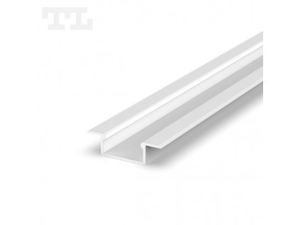 LED profil P6-2 bílý vestavný - Profil bez krytu 1m