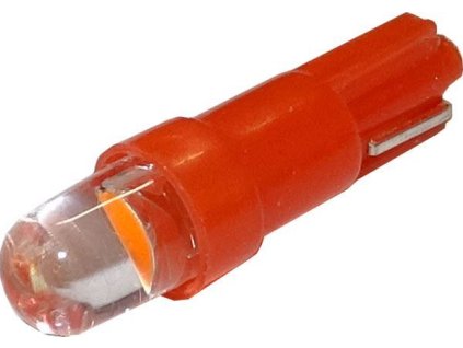 1689 zarovka led t5 12v cervena led 5mm