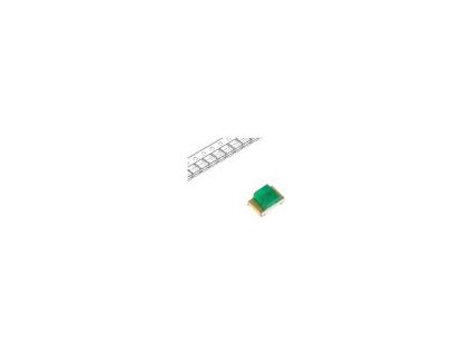 LED SMD 0805 green 3÷12mcd 2x1.25x1.1mm 120° 2.2÷2.5V 20mA