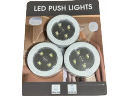 LED dotykové svítidlo na baterie 3ks set bílé
