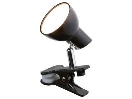 NOAH LED lampička s klipem 5W | 360lm | 3000K - černá