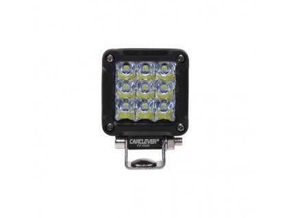 LED světlo mini čtvercové, 9x1,3W, 50,8x50,8mm, ECE R10