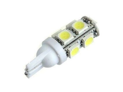 Žárovka LED T10 12V/2,3W bílá, 9xSMD5050