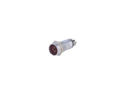 2996 kontrolka led vyduta 24vdc otv 14 2mm ip40 mosaz led 10mm