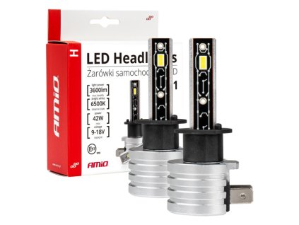 LED žárovky H1 1800 LM 2ks 12V ROZBALENO