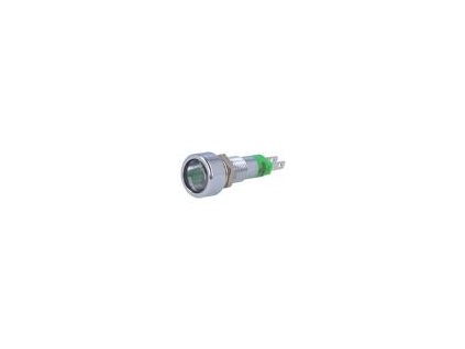 Kontrolka: LED plochá zelená 24÷28VDC 24÷28VAC Ø8,2mm IP67