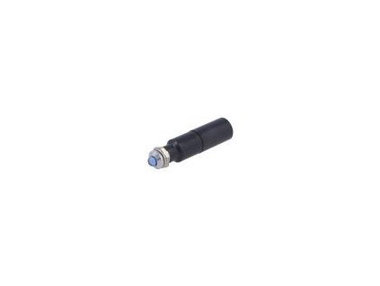 Kontrolka: LED vypouklá modrá 230VAC Ø8,2mm IP67 kov ØLED: 5mm