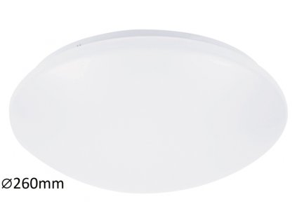 LED koupelnové stropní svítidlo Lucas 1x12W | 780lm | 4000K | IP44 | 26cm - kruhové bílé