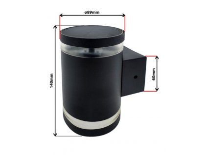 232604 nastenne solarni svetlo hd 368s cerna matna trixline