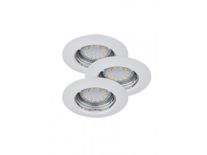 LED zápustné bodové svítidlo Lite 3x3W | 720lm | 3000K | IP40 - set 3 svítidel, kruhové