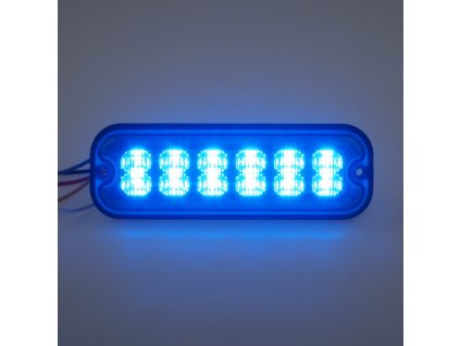 PREDATOR 12x4W LED, 12-24V, modrý, ECE R10