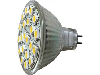 Žárovka LED MR16-21xSMD5050,bílá teplá,12V
