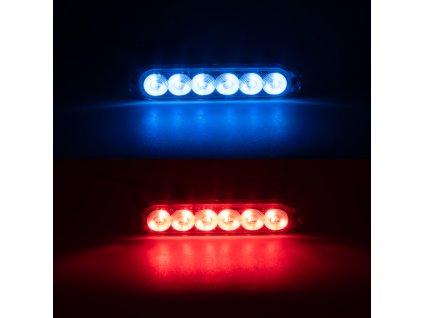 218892 profi slim vystrazne led svetlo vnejsi modro cervene 12 24v