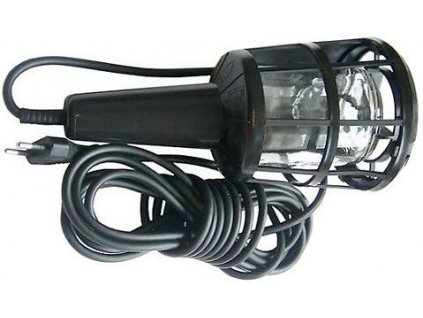 232415 pracovni svitilna montazni lampa 230v 60w privod 5m cerne