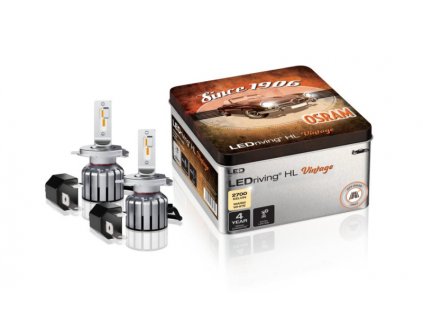 LED H4/R2 12V VINTAGE OSRAM set 2ks LED RETRO