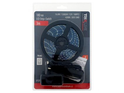 241306 led pasek 180 nw trixline tr 642 civka 3m denni bila ip65