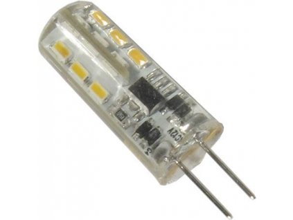 4294 zarovka led g4 tepla bila 12v 1 6w 24x smd3014 silikonovy obal
