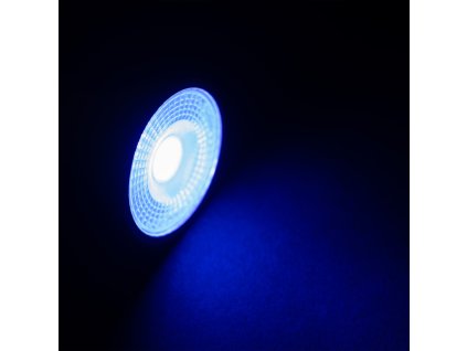 242600 barevna led zarovka mr16 3w60d modra
