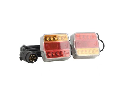 243427 sada led zadnich svetel k vleku 7 pin 12m