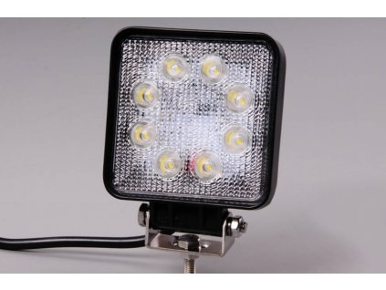 Světlomet LED pracovní čtvercový 8-30V širokoúhlý-rozptylový 24W