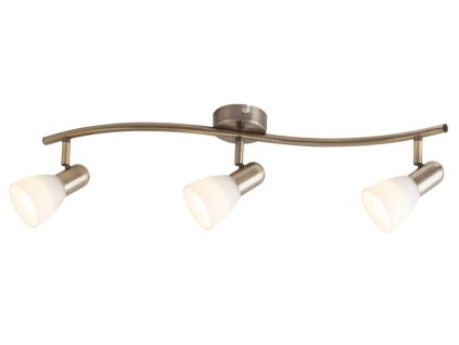 241554 soma stropni bodove svitidlo 3x40w e14 barva bronzu