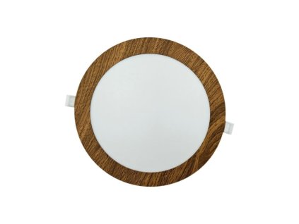 244754 podhledove svetlo led 220mm 4200k 230v 12w dekor drevo trixline