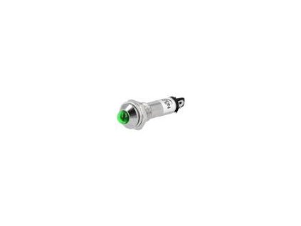 4922 kontrolka led vypoukla 12vdc otv 8 2mm ip40 pajeci kov