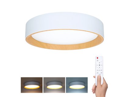 245130 solight led osvetleni s dalkovym ovladacem larios white 48w 3360lm 39cm zmena chromaticno