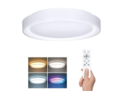 245134 solight led osvetleni s dalkovym ovladacem floco 30w plus 6w rgb 2100lm 40cm zmena chromatic