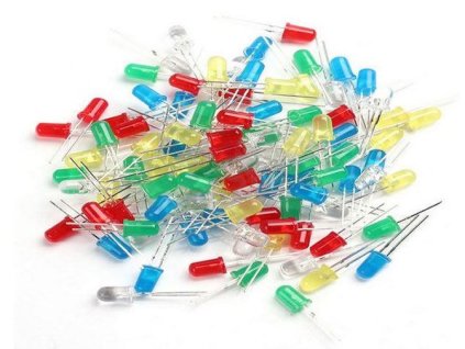 118851 led 5mm cervena difuzni lq1134 baleni 200ks