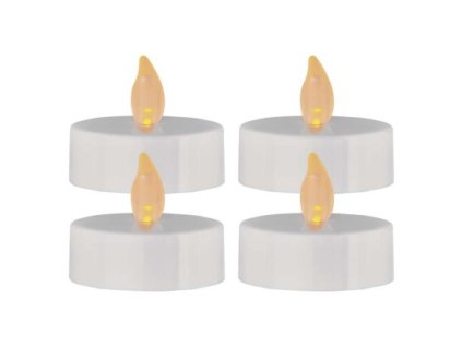 225807 led dekorace cajova svicka maxi bila cr2032 vnitrni vintage 4 ks