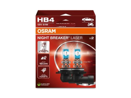246826 12v hb4 51w p22d nightbreaker laser plus150 sada 2 ks