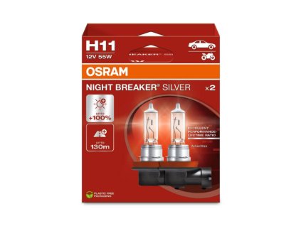246827 12v h11 55w pgj 2 nightbreaker silver plus100 sada 2 ks