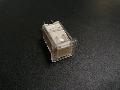 Kontrolka ISZ hranatá bílá 15mm