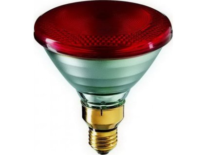 162101 philips infra par38 ir 175w 230v e27 cervena