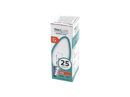 Klasická svíčková žárovka E14 25W 230V